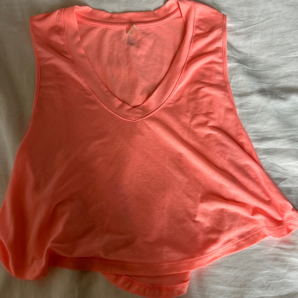 Free People Vibrant Pink Sleeveless Top